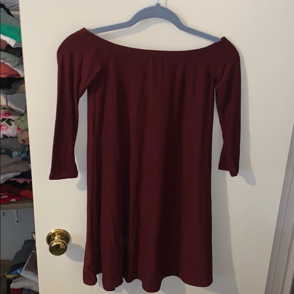 Off the shoulder dress